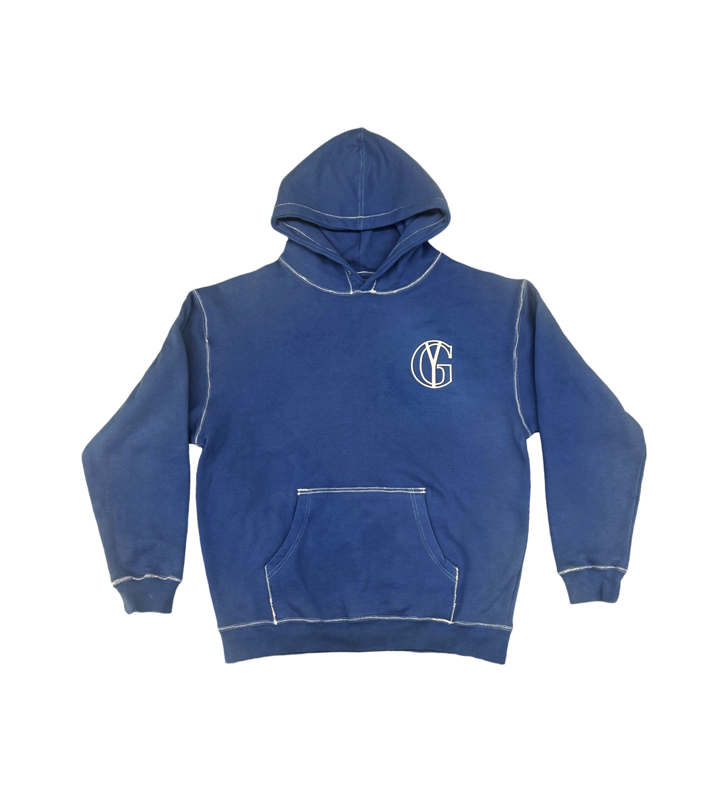 Blue Logo hoodie
