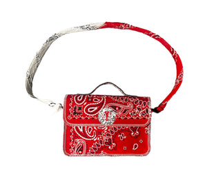Paisley Purse Red