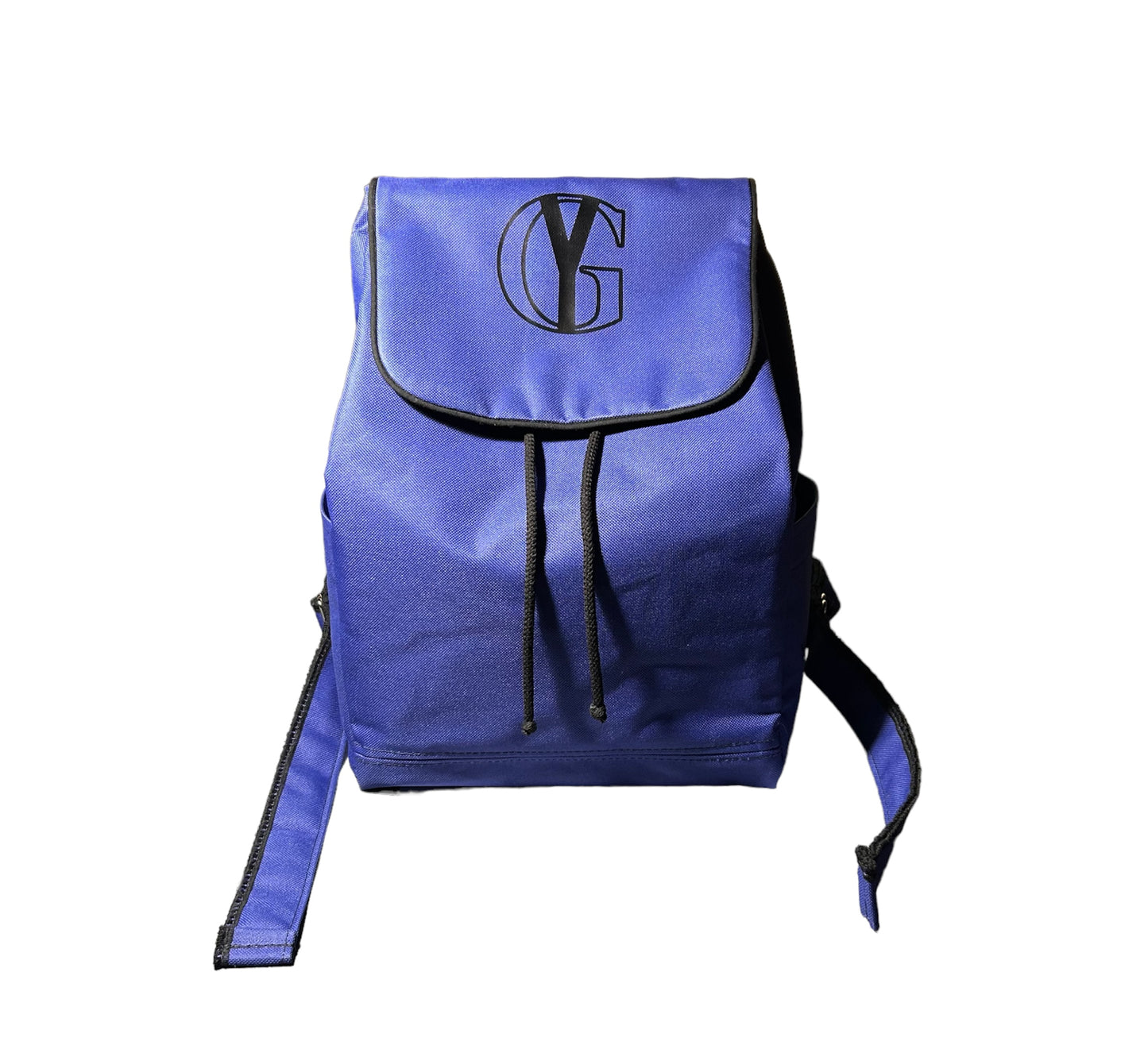 Blue Drawstring Backpack